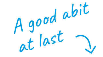 a good habit at last