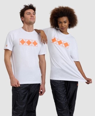 T-shirt Unisex arena 50° Bianco