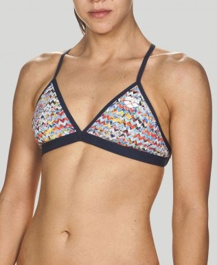 Ethno Zigzag Tie Back Top - MaxLife