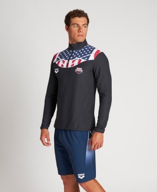 USA Swimming Team Kit Men's Half Zip Shirt – Official Line