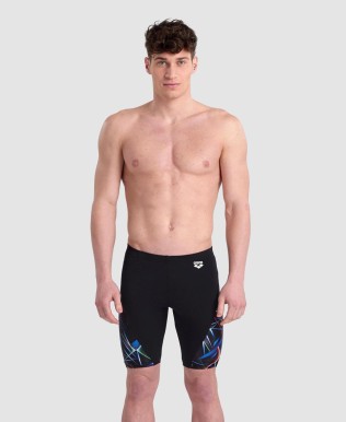 Men's Swim Jammer Laser Lights Print