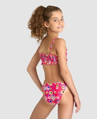 Girls' Vintage Bandeau Bikini