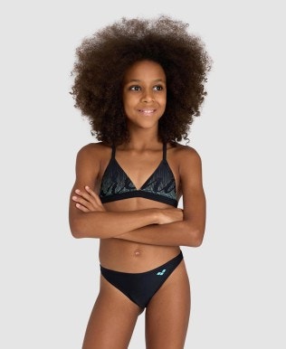 Girls' Graphic Triangle Bikini