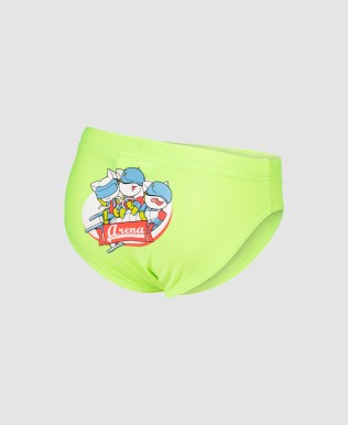 Boys’ arena Friends Swim Brief Kitten Print