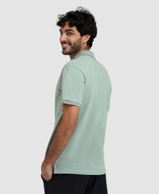 Poloshirt Herren Piqué Baumwolle Einfarbig