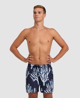 Badeshorts Herren Placed Print