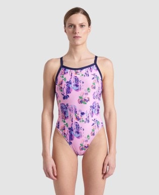 Women’s Swimsuit arena Rose Texture Print