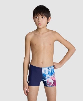 Boys’ Swim Short arena Waves Breaking Print