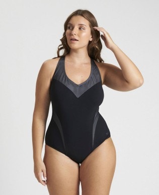 Women's Isabel Light Cross Back One Piece PLUS