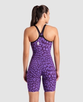 Powerskin Carbon-Air² Leopard Skin Damen Geschlossener Rücken Ltd Ed