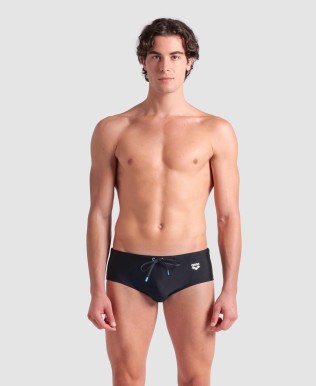 Badehose Slip 12 cm Herren arena Logotype