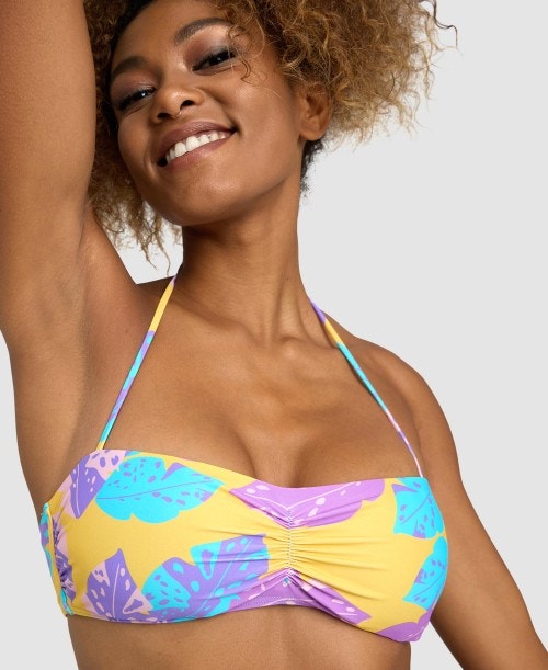 Women's Multiprints Bandeau Bikini