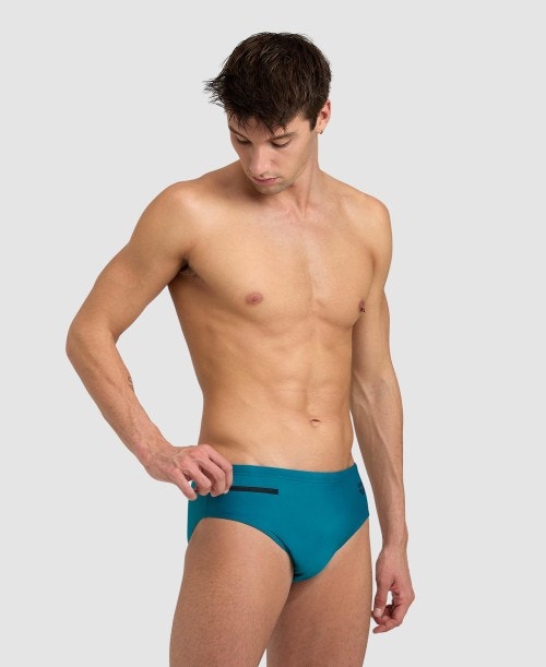 Slip de Bain Homme Maillot de Bain Avec Zippe Séchage Rapide Pour